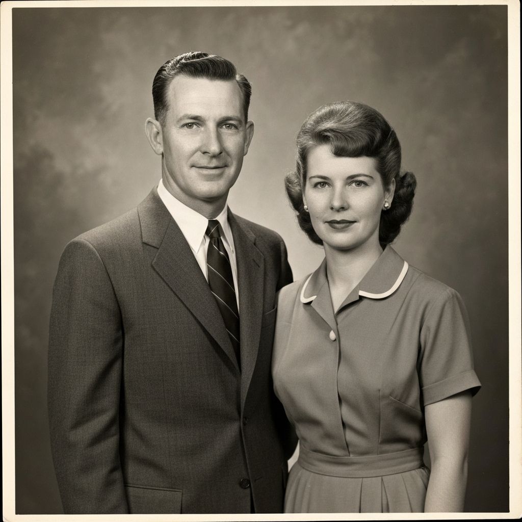 Harold and Eleanor Mitchell, founders